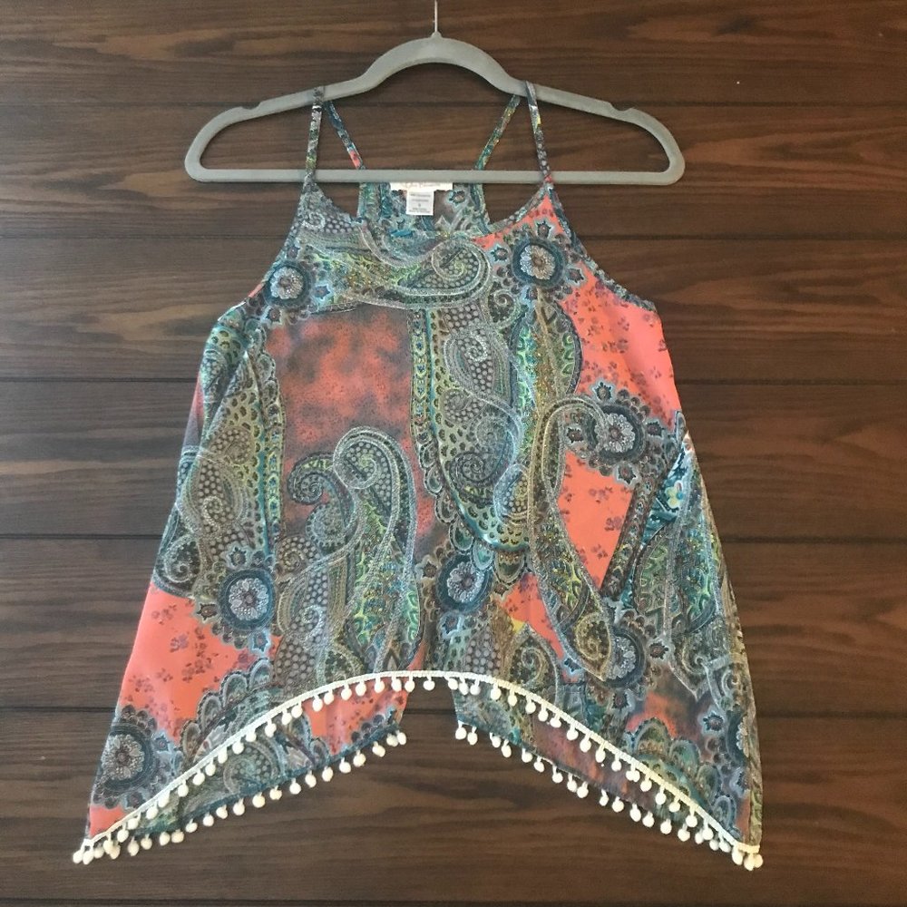 🍀3/$20🍀 Paisley Print Tank Top